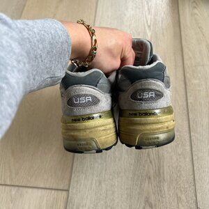 jjjjound new balance 992 on feet